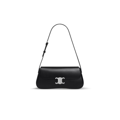 CELINE MEDIUM TEEN CELINE LOLA IN SHINY CALFSKIN 115533BF4.38SI (28*12*5cm)